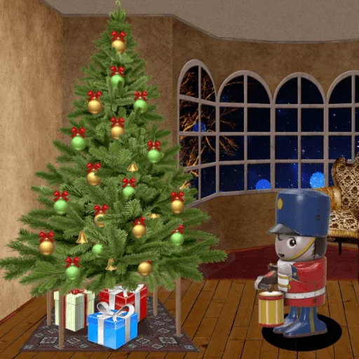 Merry Christmas Text Animation